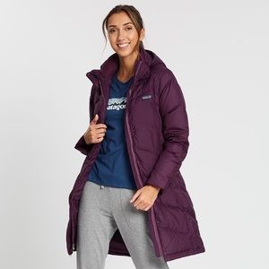 New Patagonia Down With It Parka Coat in Deep Plum